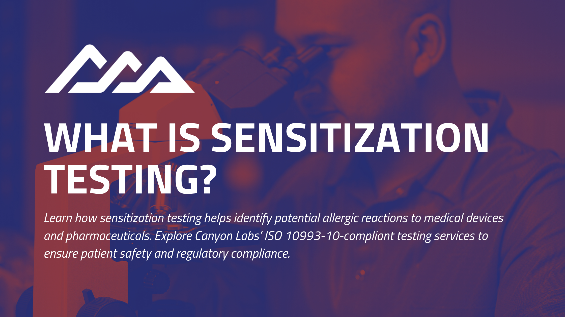 What is Sensitization Testing?